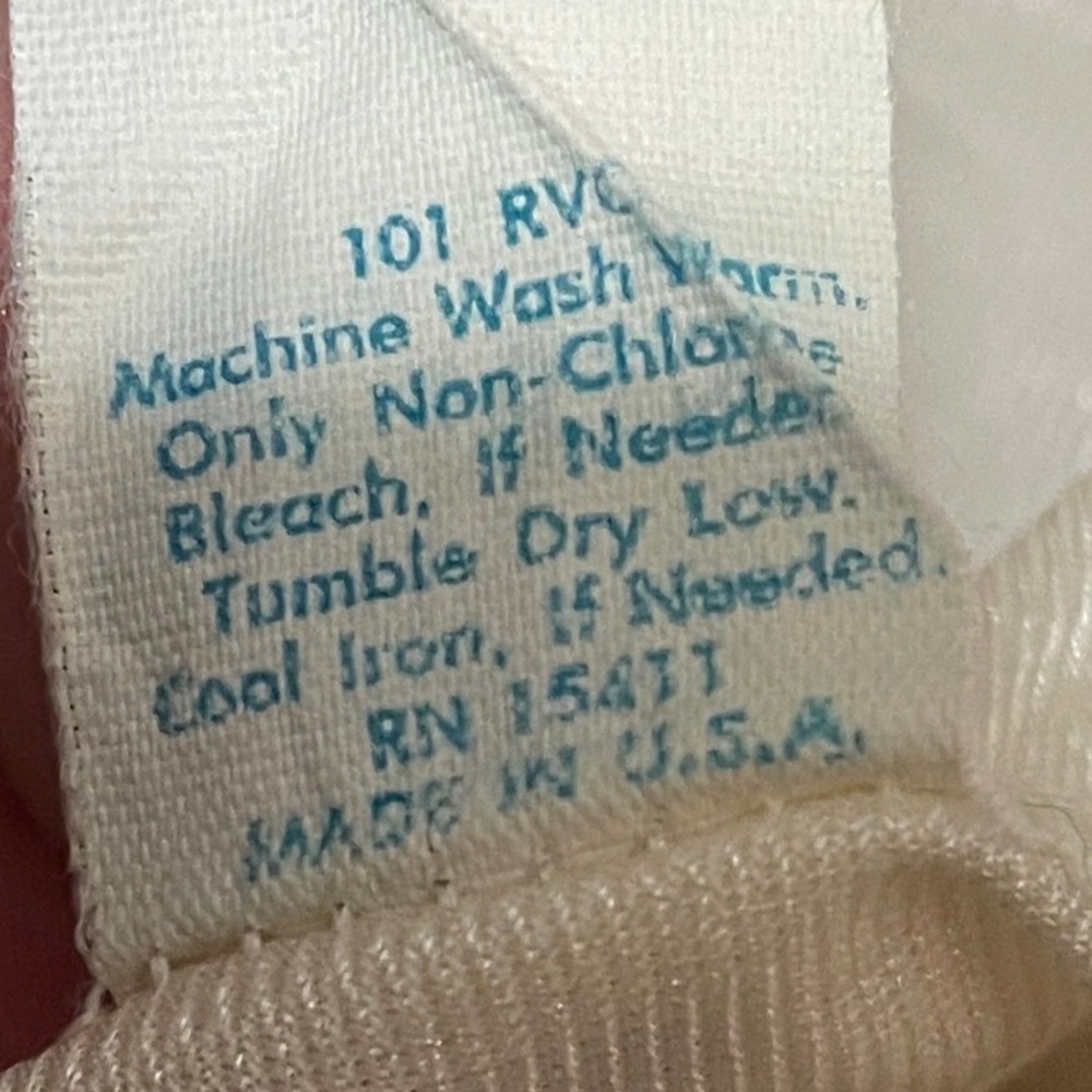 Vtg White Lace Full Slip Nightgown Dress Size 34 Adjustable Straps Made in USA - Picture 5 of 7